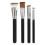 12Pcs Black Cosmetic and Makeup Brushes for Foundation, Concealer Use 1