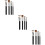 12Pcs Black Cosmetic and Makeup Brushes for Foundation, Concealer Use 9