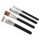 12Pcs Black Cosmetic and Makeup Brushes for Foundation, Concealer Use 11