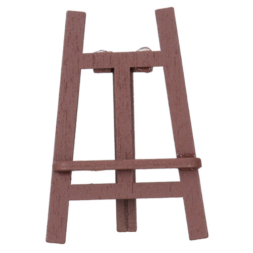 3 Pcs Small House Accessory Mini Easel Miniature Art Studio Decoration 1