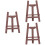 3 Pcs Small House Accessory Mini Easel Miniature Art Studio Decoration 7