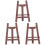 3 Pcs Small House Accessory Mini Easel Miniature Art Studio Decoration 3