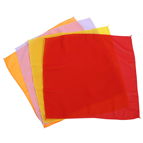 12Stk Zauberschals Polyester Magier Requisiten Für Bühne 2