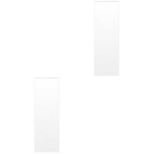 2 Pcs Transparent Cake Cream Rectangular Acrylic Baking Tool (14 Inch) 2