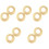 10 Pcs Hard Hat Sun Shade Construction Worker Straw Brim Wheat Straw 5