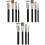 12Pcs Black Cosmetic and Makeup Brushes for Foundation, Concealer Use 3