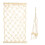4Sets White Hanging Fruit Organizer Multi-Use Vegetable Storage Basket 1