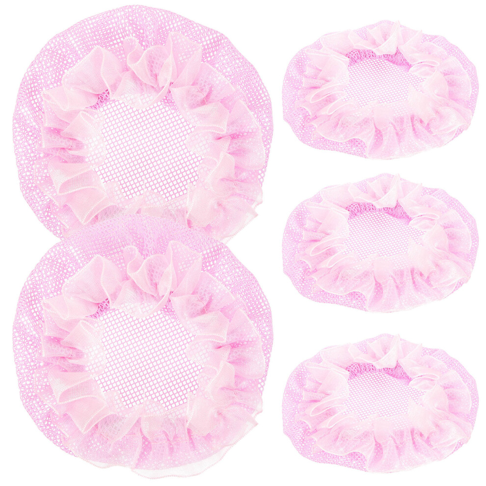 15St Roze Haarbindnetten Duurzaam Geschikt Voor Ballet En Optredens-image