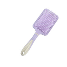Curling Brush for Wavy Hair with Gentle Scalp Massage and Smooth Tangle Removal, Lavender Paddle Hairbrush
