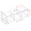 4Pcs Transparent Tea Bag Holder Organizer Box for Kitchen Storage 2