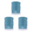 3Pcs Cat Self Groomer With Rubber Bristles Light Blue 2