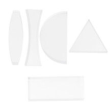 3sets Optical Glass Photography Set Acrylic Optical Lenses Physics Experiment Kit Prism Set For School 5pcs*3
