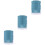 3Pcs Cat Self Groomer With Rubber Bristles Light Blue 4