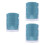 3Pcs Cat Self Groomer With Rubber Bristles Light Blue 5