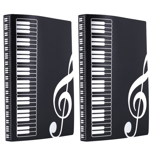 6St Praktische Zwarte Document Folder Voor Bescherming En