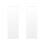 2 Pcs Transparent Cake Cream Rectangular Acrylic Baking Tool (14 Inch) 2