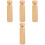 4St Beige Kinderen Train Whistle Educatief Speelgoed 4