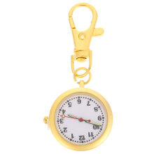 4St Nurse Watch Gouden Clip-on Met Sleutelhanger Stijlvol Accessoire