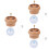 3Sets DIY Sieraden Tool Spinner Kom Voor Tailleparels 6