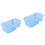 2Pcs Open Turtle Tank Sky-Blue Plastic Fish Tank Durable PP Material 4