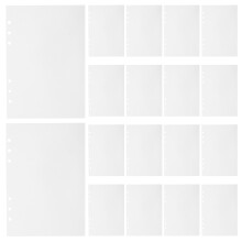 Herbruikbare Binder Blad Loslaatpapier Sticker Album