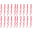 20Stk Rotes Haarclip Haarverlängerung Lockig 2