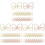60Pcs Practical Cross Shaped Paper Clips Decorative Bills Fixing Clips 2
