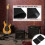 Tissu Mousse Acoustique Noir Pour Enceintes En Studio 8