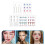 20Ensembles Stickers Auto-Adhésifs Pour , Yeux Et Corps 8