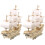 2 Sets Zeilboot 3D Modelbouwpakket 2