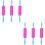 6St Speelgoed Tools Set Roze Voor Kinderen Creatieve Activiteiten 6