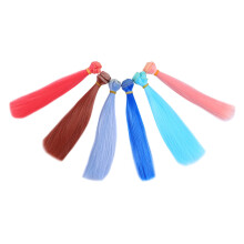 10St DIY Poppenhaar Recht Met Diverse Kleuren En Duurzaam Materiaal
