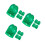 15St Golf Marker Plastic Groene Liner Voor Professionele Golfs 8