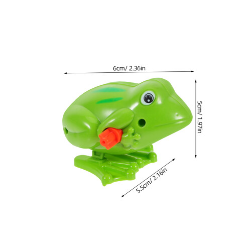 6St Groene Plastic Wind Up Speelgoed Voor Kinderen 2