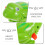 6St Groene Plastic Wind Up Speelgoed Voor Kinderen 8