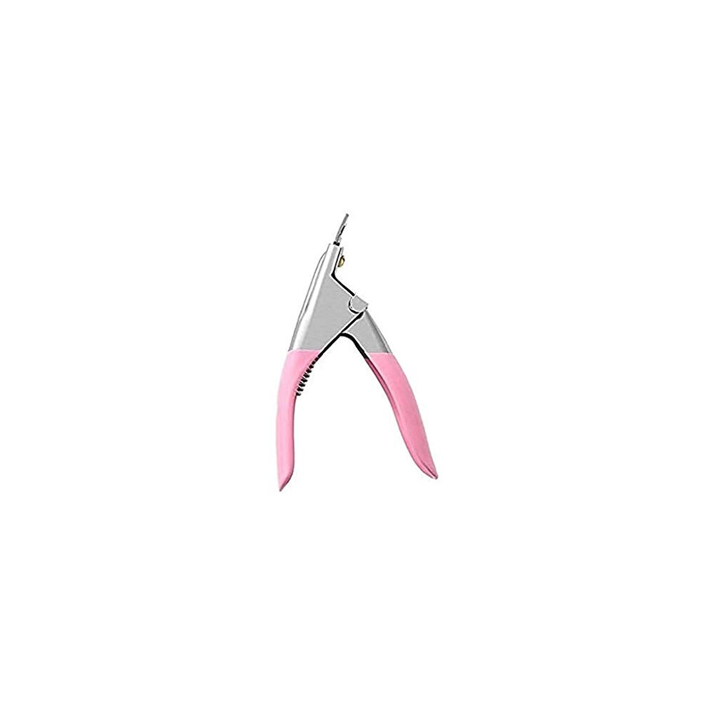 Pink Nail Clipper For Acrylic Nails With Precision Blade, Adjustable Angle, Ergonomic Grip,