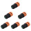 6St Microfooncapsules Cardioïde Helder Geluid Multi Kleuren 10