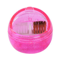 Nail Drill Brush Cleaner with Soft and Hard Brushes for Fast Bit Cleaning, Compact for Nail Technicians