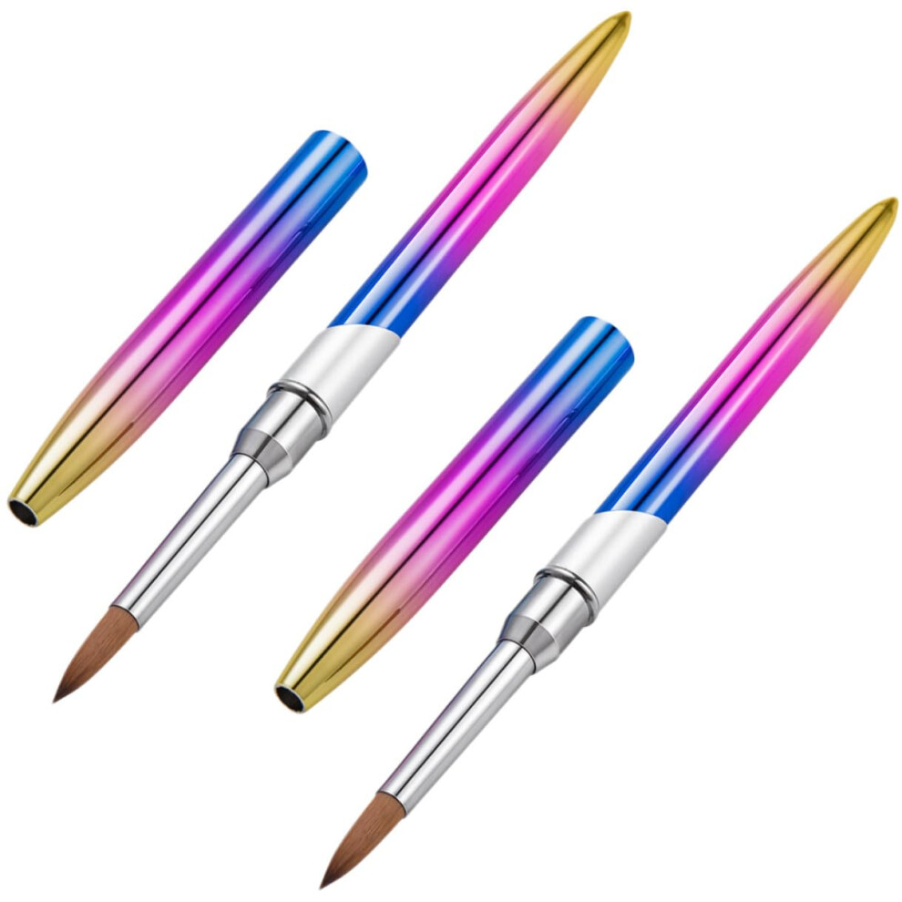 Professional Nail Art Brush Set with Multiple Tips for Precision Gel Designs and Manicure