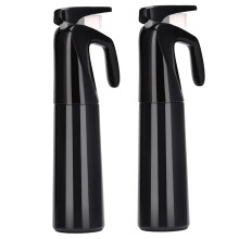 2PCS 300ml Continuous Spray Bottle for Hair Styling, Refillable Fine Mist for Salon and Home