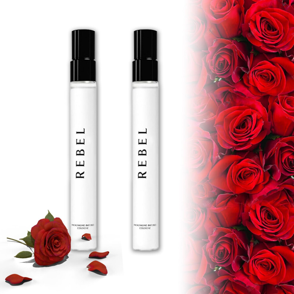 Pheromone Cologne for Men 2PCS, Long Lasting Natural Fragrance, Confidence Boosting Aroma