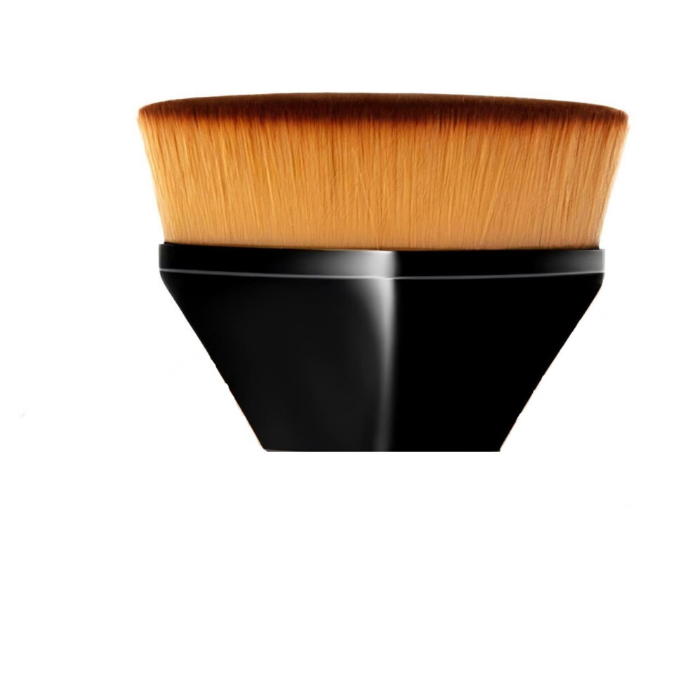 Black Professional 4 In 1 Makeup Brush For Foundation Concealer Contour Highlight With Travel Case