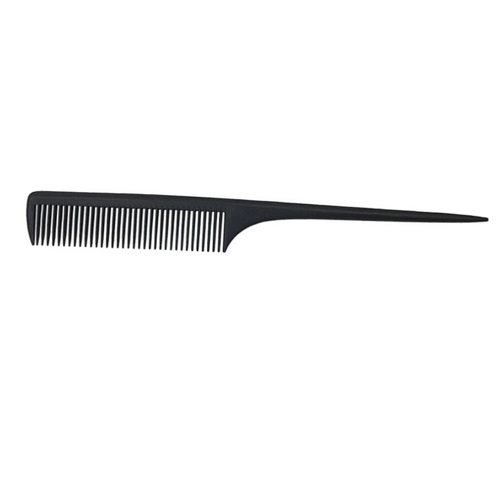 2pcs Bamboo Bristle Hair Comb for Scalp Massage with Plastic Tip Tail Comb for Styling and Travel
