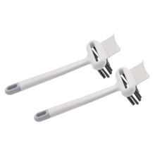 Hair Brush Cleaner Comb Cleaning Tool 2pcs Set with Ergonomic Grip for Salon and Travel Use