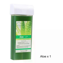 (As show, 072-Aloe) Painless Roll on Wax Wax Roll On For Hair removal Depilatory Wax Warmer Honey Aloe Wax Cartridge For Bikini Body Hair Removal