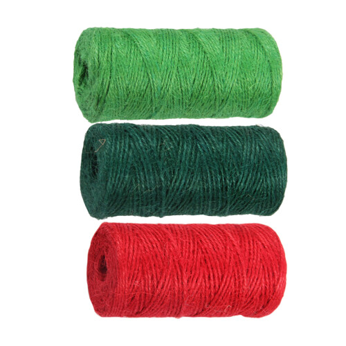 6Stk Jute Schnur Mehrfarbig Geschenkverpackung Bindeschnur 1