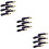 18Stk Keramik Chopsticks Rest Auberginenform Navy Langlebig 9