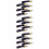 18Stk Keramik Chopsticks Rest Auberginenform Navy Langlebig 8