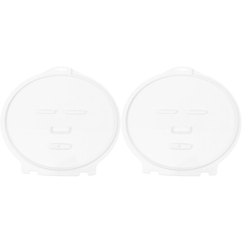2Stk Weiß DIY Gesichtsmaske Formplatten ABS Material Waschbar Robust 2