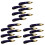 18Stk Keramik Chopsticks Rest Auberginenform Navy Langlebig 2